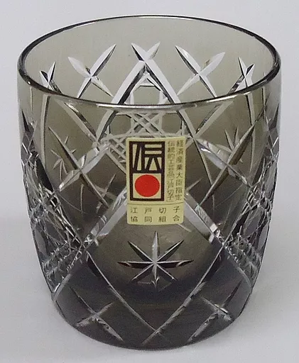 燭台切光忠 江戸切子ミニグラス-弐- 「刀剣乱舞-ONLINE-×江戸切子」 プレミアムバンダイ限定
