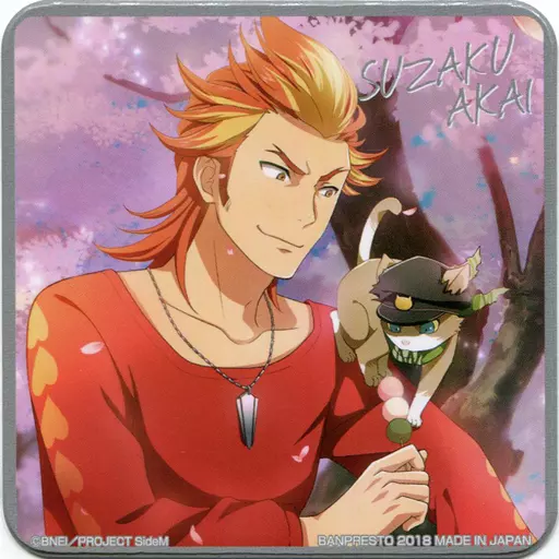 紅井朱雀(破顔爛漫) コレクションコースター 「アミューズメント一番カフェ アイドルマスター SideM ～2018Early summer～」 ドリンク注文特典