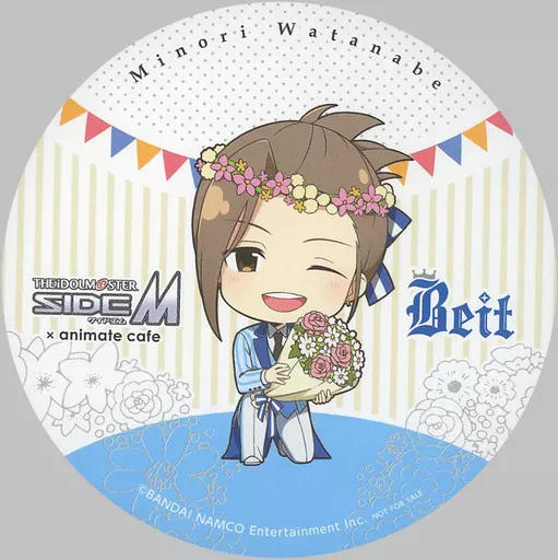 渡辺みのり コースター 「アイドルマスター SideM×animatecafe」 メニュー注文特典