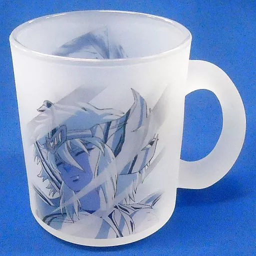 【限定品】2019 白鳥星座の氷河 すりガラスマグ 聖闘士星矢ショップ 駿河屋 -<中古>白鳥星座の氷河 すりガラスマグ 「聖闘士星矢ショップ