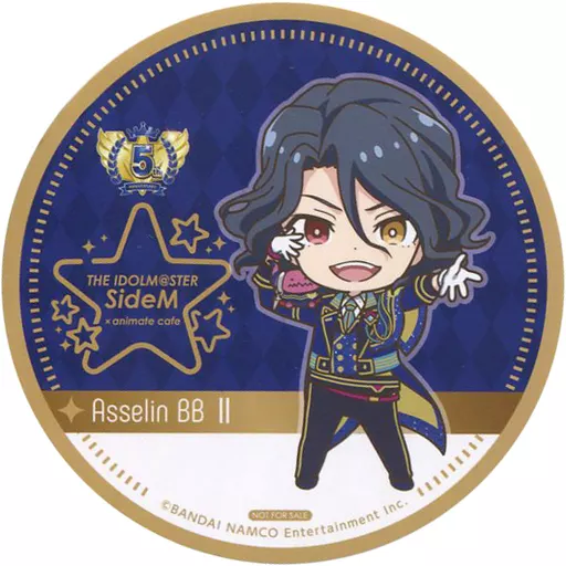 アスラン=BBII世(5th Anniversary ver.) コースター 「アイドルマスター SideM×animatecafe」 メニュー注文特典