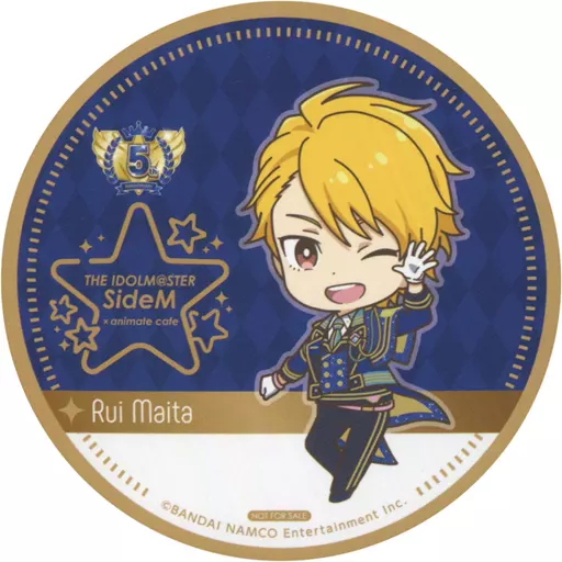 舞田類(5th Anniversary ver.) コースター 「アイドルマスター SideM×animatecafe」 メニュー注文特典