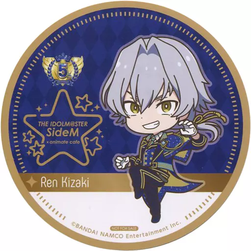 牙崎漣(5th Anniversary ver.) コースター 「アイドルマスター SideM×animatecafe」 メニュー注文特典