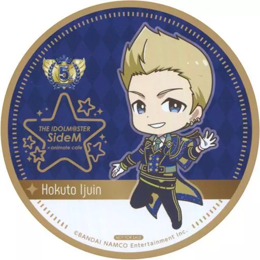 伊集院北斗(5th Anniversary ver.) コースター 「アイドルマスター SideM×animatecafe」 メニュー注文特典