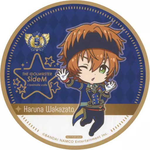 若里春名(5th Anniversary ver.) コースター 「アイドルマスター SideM×animatecafe」 メニュー注文特典
