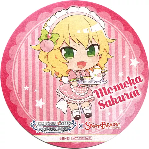 櫻井桃華 オリジナルコースター 「アイドルマスター シンデレラガールズ×SWEETS PARADISE」 メニュー注文特典