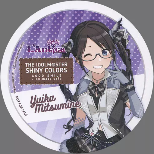 三峰結華 コースター 「アイドルマスター シャイニーカラーズ×animatecafe」 メニュー注文特典