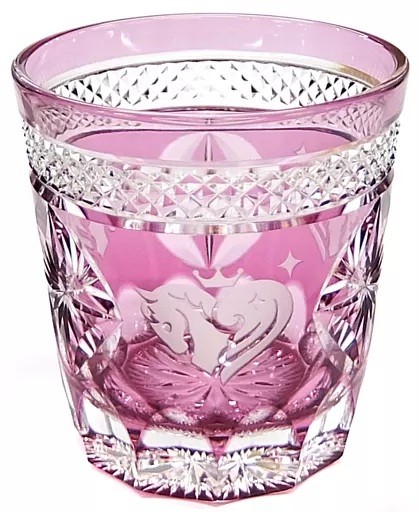 Cute 江戸切子 for 346PRODUCTION クリスタルガラス製オールドグラス 「アイドルマスターシンデレラガールズ」