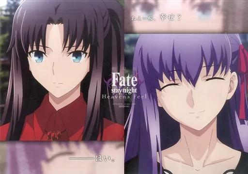 Fate/staynight ランチョンマット 遠坂凛③ 駿河屋 -<中古>遠坂凛&間桐桜 紙製A3ランチョンマット 「劇場版