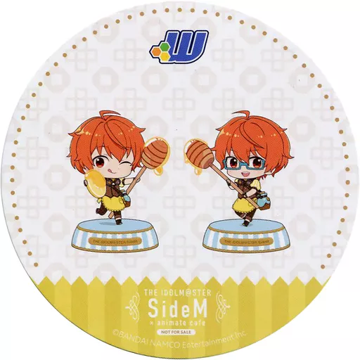 W 特典ユニットコースター 「アイドルマスター SideM×animatecafe」 対象商品購入特典
