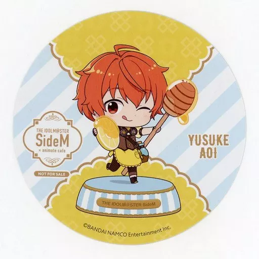 蒼井悠介 特典コースター 「アイドルマスター SideM×animatecafe」 メニュー注文特典