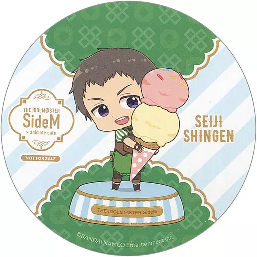 信玄誠司 特典コースター 「アイドルマスター SideM×animatecafe」 メニュー注文特典