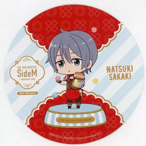 榊夏来 特典コースター 「アイドルマスター SideM×animatecafe」 メニュー注文特典