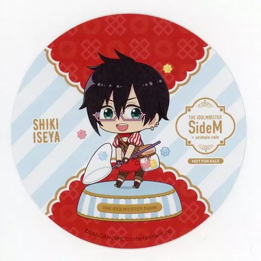 伊瀬谷四季 特典コースター 「アイドルマスター SideM×animatecafe」 メニュー注文特典