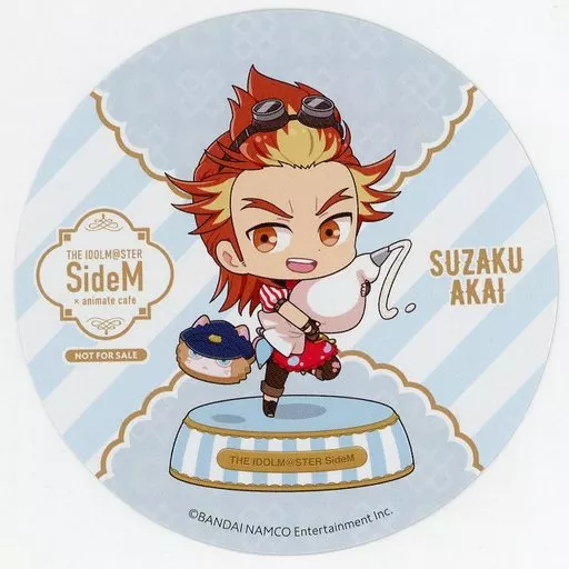 紅井朱雀 特典コースター 「アイドルマスター SideM×animatecafe」 メニュー注文特典