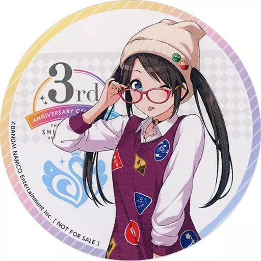 三峰結華 コースター 「アイドルマスター シャイニーカラーズ 3rd ANNIVERSARY CELEBRATION×GOOD SMILE×animatecafe」 メニュー注文特典
