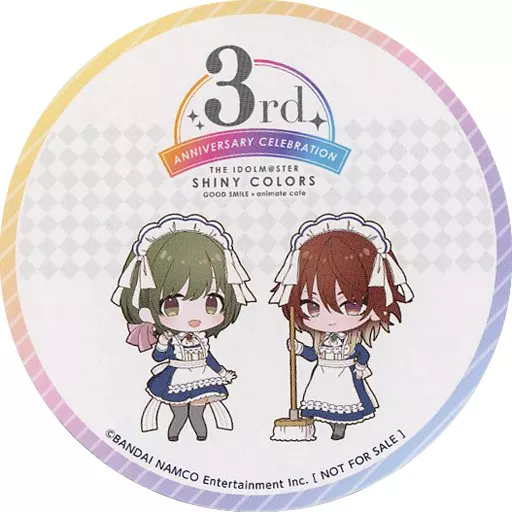 シーズ コースター 「アイドルマスター シャイニーカラーズ 3rd ANNIVERSARY CELEBRATION×GOOD SMILE×animatecafe」 メニュー注文特典