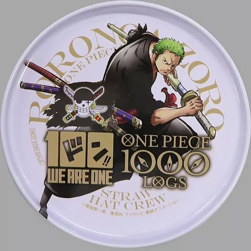 マグカップ・湯のみ　ロロノア・ゾロ オリジナル缶コースター 「ワンピース×セブンイレブン コミックス100巻 アニメ1000話記念キャンペーン」 対象商品購入特典