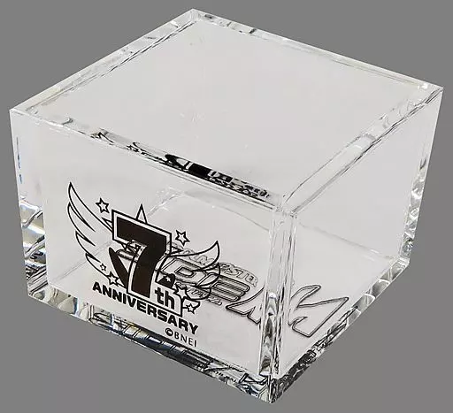 7周年ロゴ アクリル枡(エム枡) 「アイドルマスター SideM×酒ガチャスパークリング」 コラボ酒ガチャスパークリング-アイドルマスター SideM-購入特典