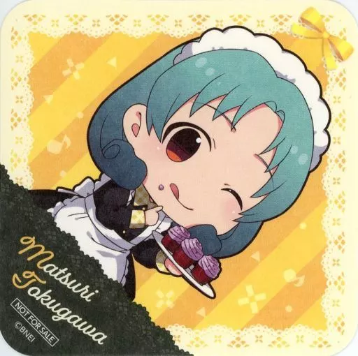 徳川まつり オリジナルコースター 「アイドルマスター ポップリンクス×SWEETS PARADISE」 コラボメニュー注文特典