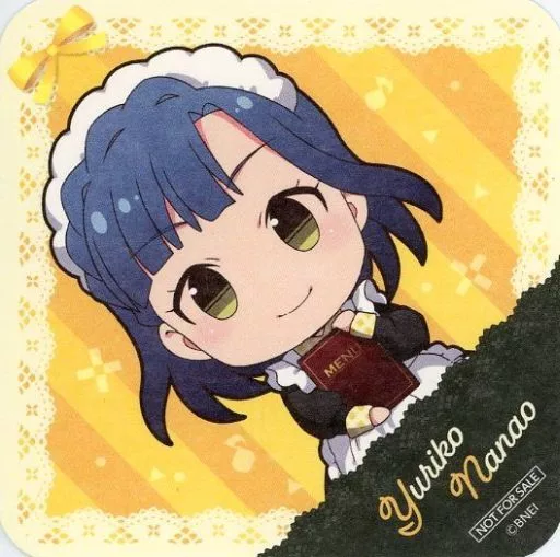七尾百合子 オリジナルコースター 「アイドルマスター ポップリンクス×SWEETS PARADISE」 コラボメニュー注文特典