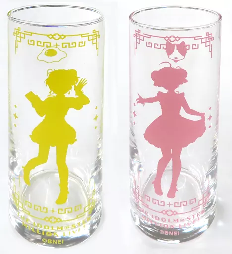 中谷育＆箱崎星梨花 タンブラーグラス2個セット STELLAMAP CAFE ver. 「-World Wide Meal- アイドルマスター ミリオンライブ!×STELLAMAP CAFE」
