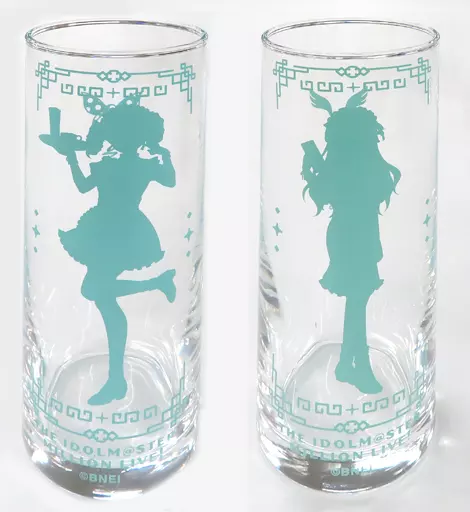 天空橋朋花＆徳川まつり タンブラーグラス2個セット STELLAMAP CAFE ver. 「-World Wide Meal- アイドルマスター ミリオンライブ!×STELLAMAP CAFE」