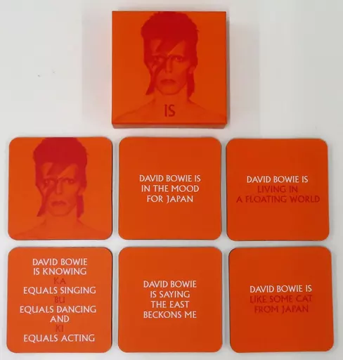 David Bowie is CAFE コースター 駿河屋 -<中古>デヴィッド・ボウイ コースターセット(6枚セット