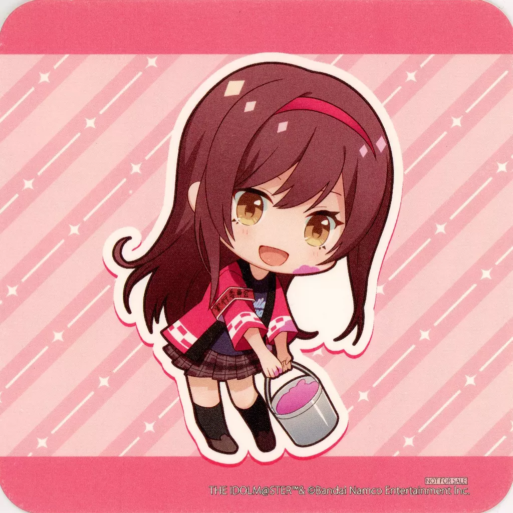 大崎甘奈(SD) ランダムノベルティコースター 「THE IDOLM＠STER SHINY COLORS×SMILE BASE CAFE SMILE FESTIVAL」 メニュー注文特典 BOX A