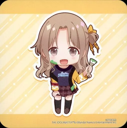 市川雛菜(SD) ランダムノベルティコースター 「THE IDOLM＠STER SHINY COLORS×SMILE BASE CAFE SMILE FESTIVAL」 メニュー注文特典 BOX A