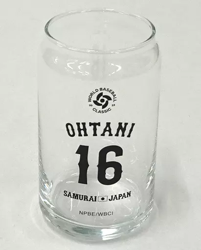 2023WBC侍ジャパン　ビアカン／フリーグラス　16大谷翔平 駿河屋 -<中古>大谷翔平#16 侍ジャパン ビアカン/フリーグラス 「2023