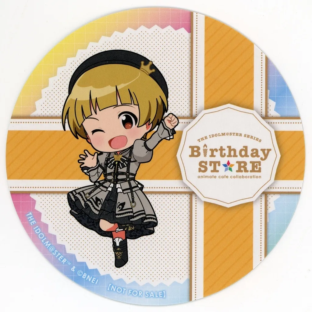 福田のり子 ランダムコースター(グループ2) 「THE IDOLM＠STER SERIES Birthday STORE～March～」 ドリンクメニュー注文特典