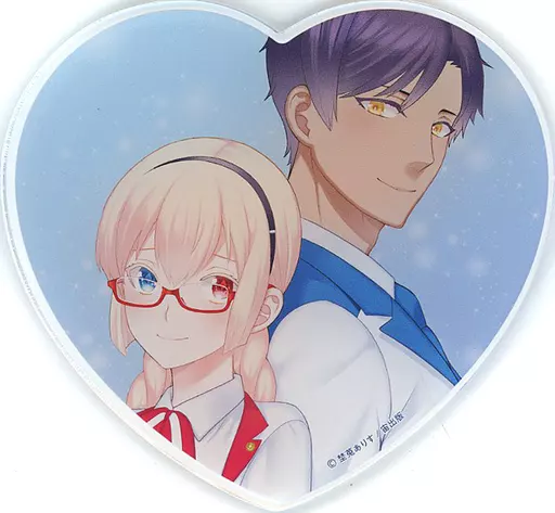ミリア＆ゾルテ アクリル 「コミックス その恋は世界滅亡へのカウントダウンです!～月魔女様はループする～ 第2巻」 書泉有償特典_image