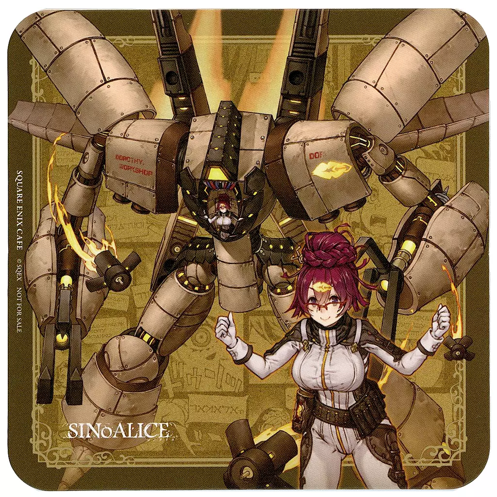 ドロシー オリジナル 「SINoALICE -シノアリス-×SQUARE ENIX CAFE 呪・ネタ切れ記念! シノアリス コラボカフェ the ファイナル! ～三度の飯よりガチャが好きスペシャル～」 前期ドリンクメニュー注文特典