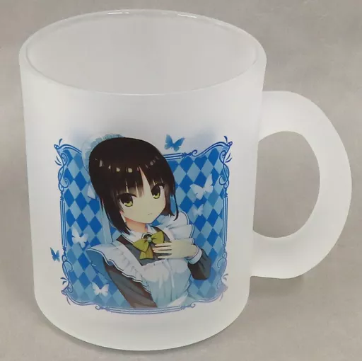 喫茶ステラと死神の蝶 四季ナツメ 袴(青) バージョン グラスマグカップ 未使用 喫茶ステラと死神の蝶 四季ナツメ 袴(青) バージョン グラスマグカップ