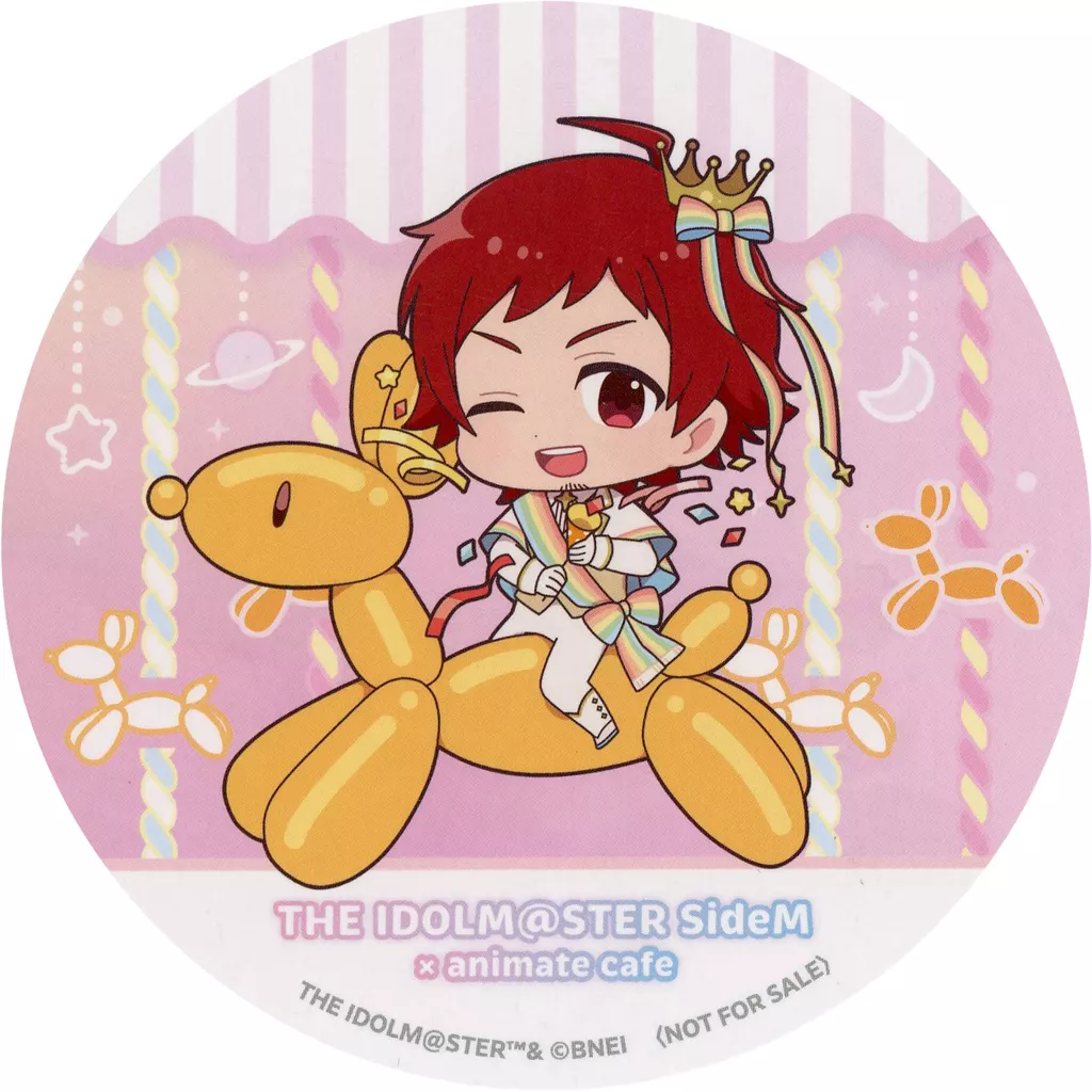 天道輝 コースター 「アイドルマスター SideM Mフェス2024 part1×animatecafe」 メニュー注文特典