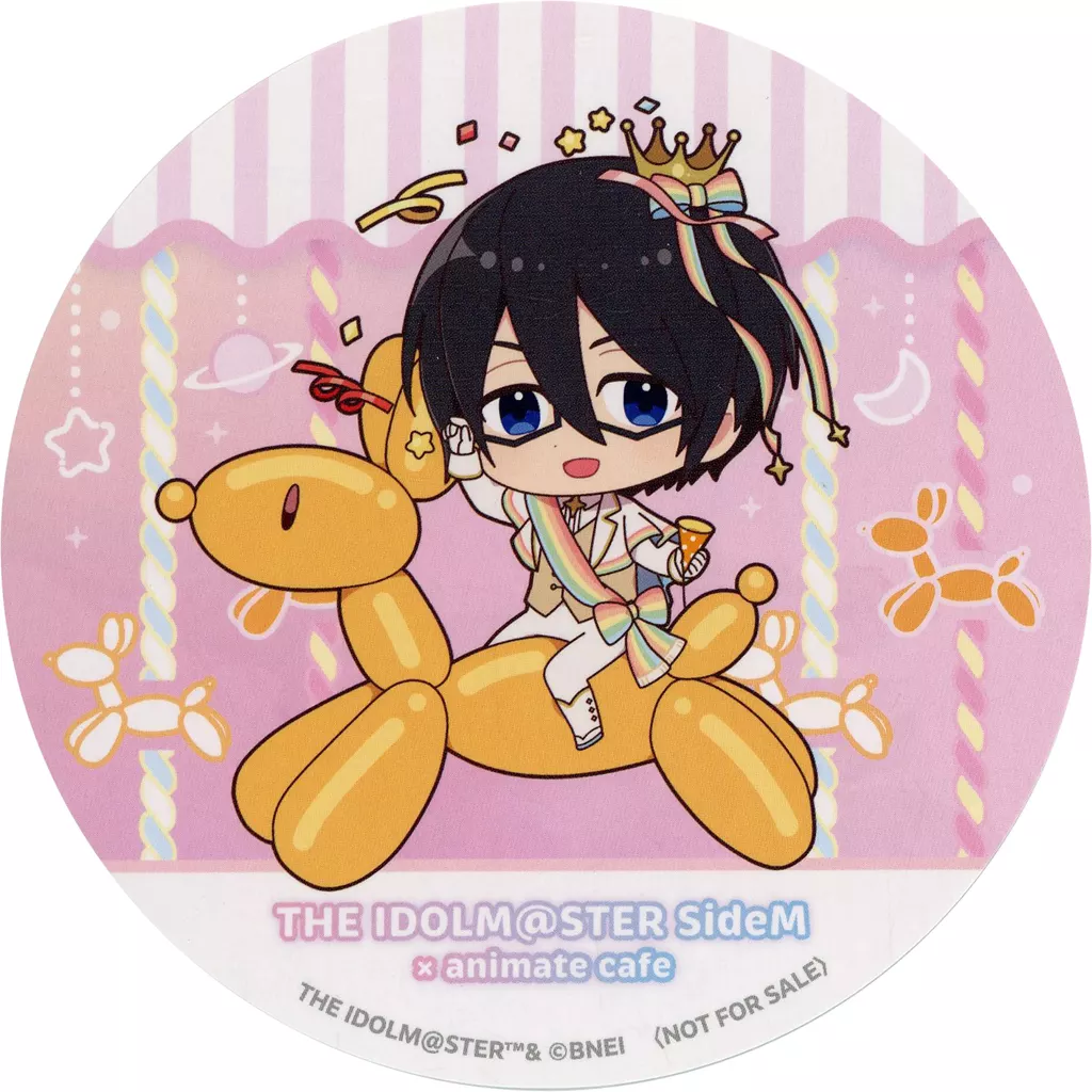 桜庭薫 コースター 「アイドルマスター SideM Mフェス2024 part1×animatecafe」 メニュー注文特典
