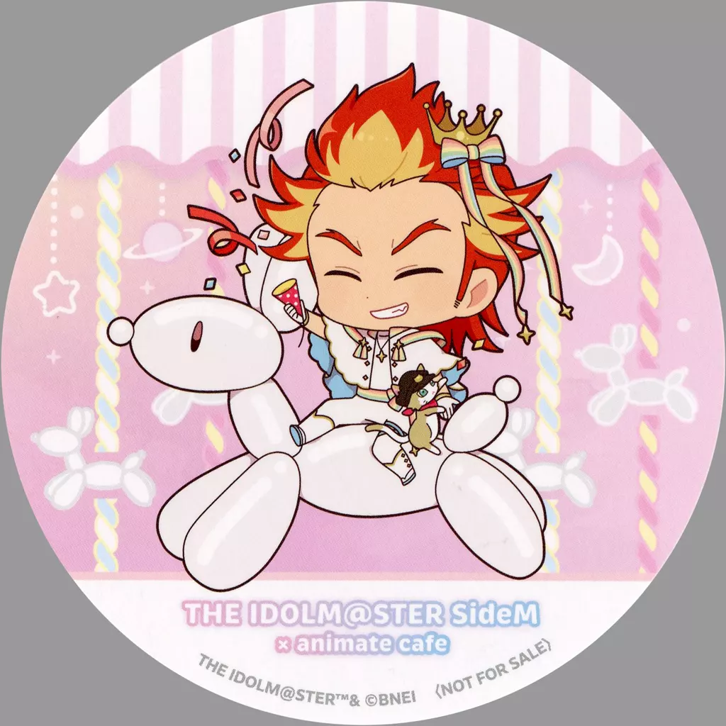 紅井朱雀 コースター 「アイドルマスター SideM Mフェス2024 part1×animatecafe」 メニュー注文特典