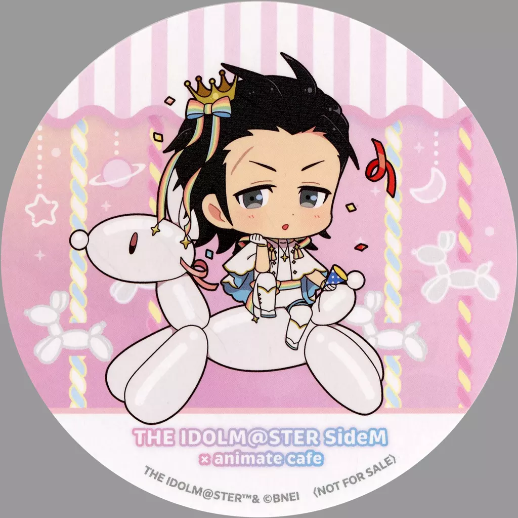 黒野玄武 コースター 「アイドルマスター SideM Mフェス2024 part1×animatecafe」 メニュー注文特典