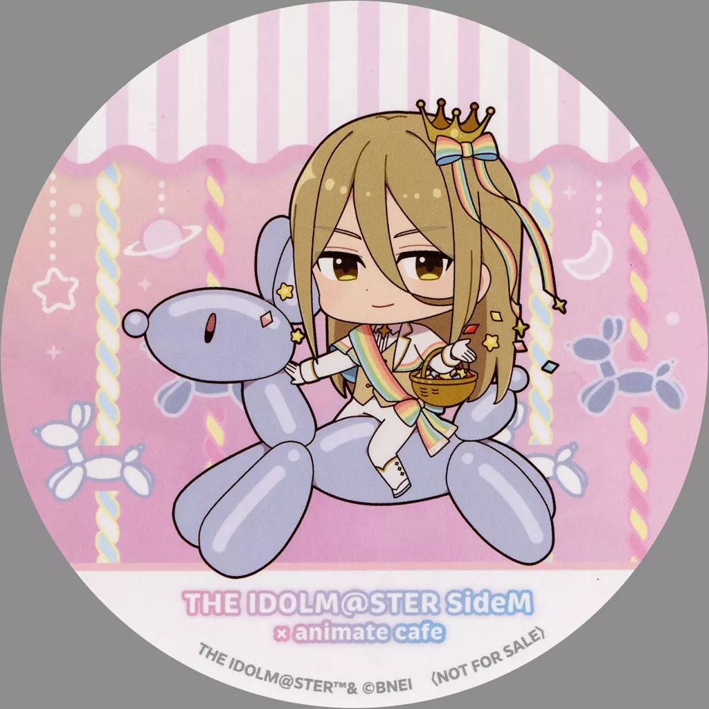 古論クリス コースター 「アイドルマスター SideM Mフェス2024 part1×animatecafe」 メニュー注文特典