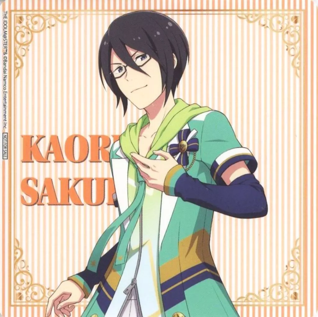 桜庭薫 ノベルティコースター 「アイドルマスター SideM GROWING STARS×GiGO」 第一弾SideM焼き・ノベルティ付きドリンク購入特典