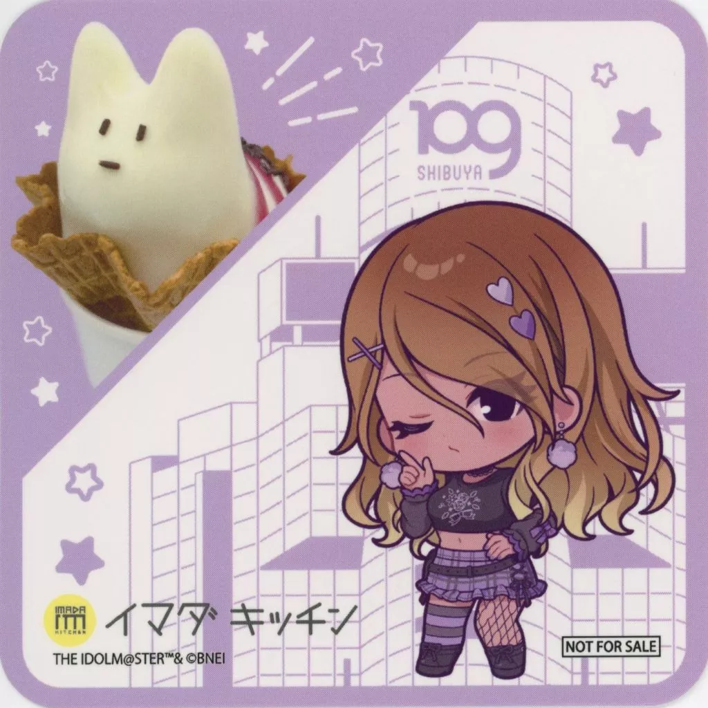 和泉愛依 ノベルティコースター 「アイドルマスター シャイニーカラーズ 黛冬優子×イマダキッチン ふゆコレクションパーラー」 コラボメニュー注文特典