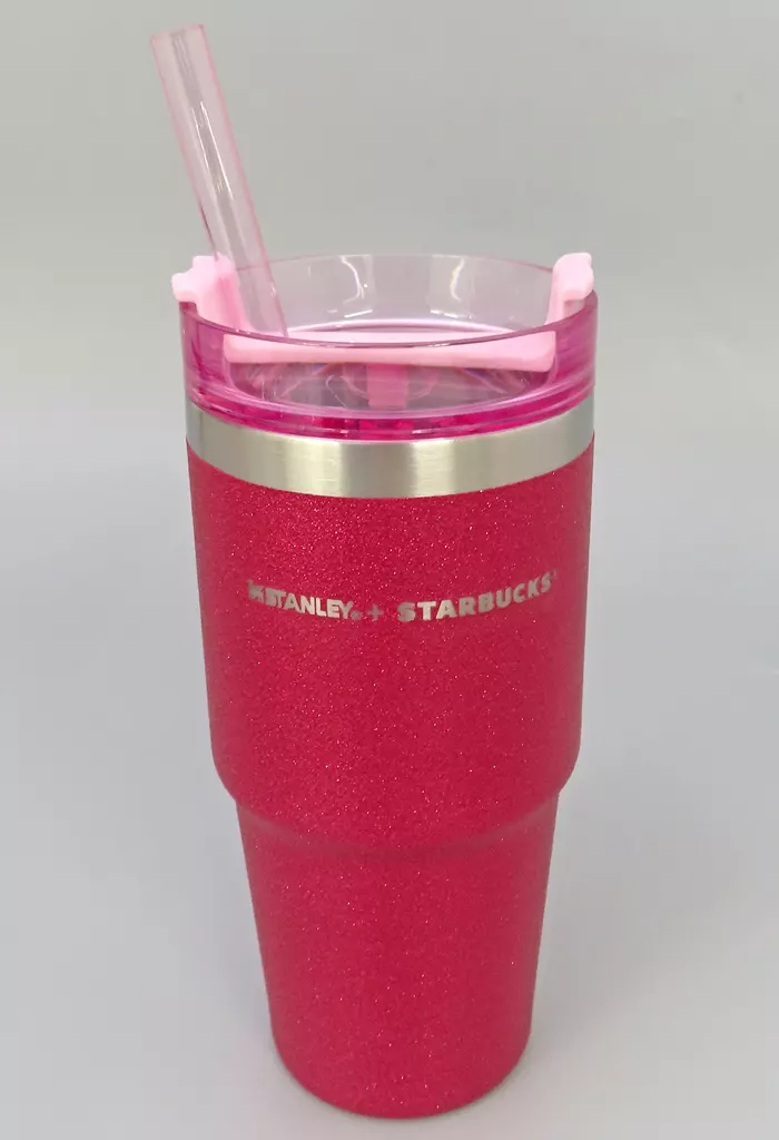 マグカップ・湯のみ　STANLEYグリッタービビッドピンク 3WAYステンレスタンブラー 473ml 「スターバックス コーヒー×スタンレー」