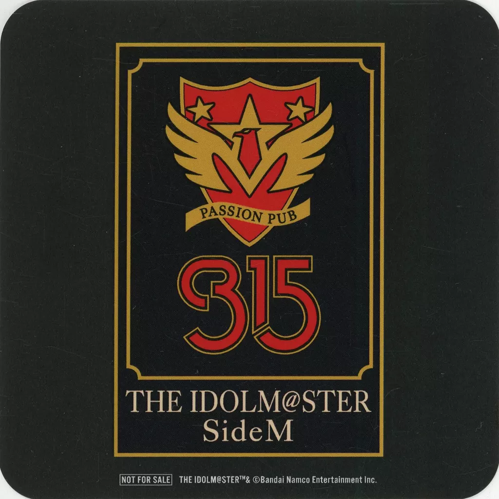 イーグルマーク HUBコラボVer. コースター 「アイドルマスター SideM -mission in the mist- FRAME×HUB」 コラボメニュー注文特典