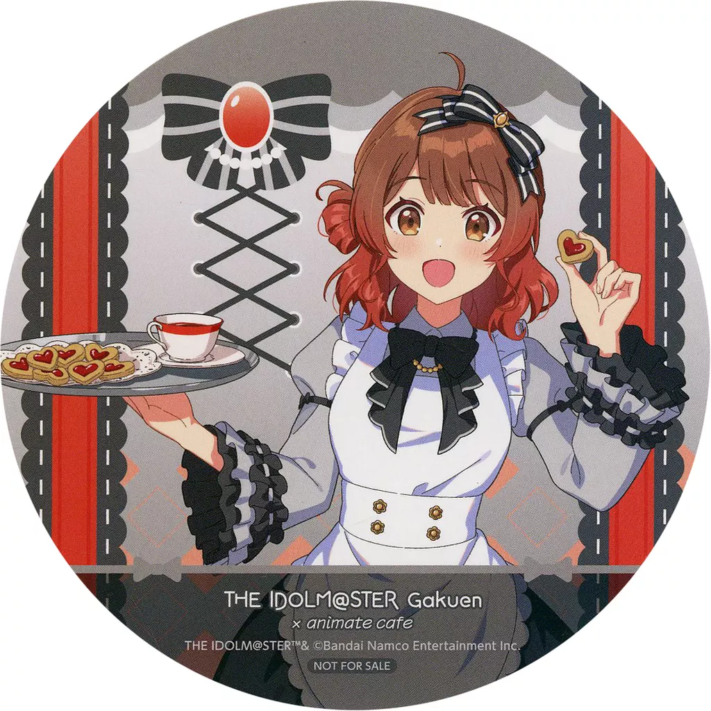 花海佑芽(等身) コースター 「学園アイドルマスター×animatecafe」 メニュー注文特典