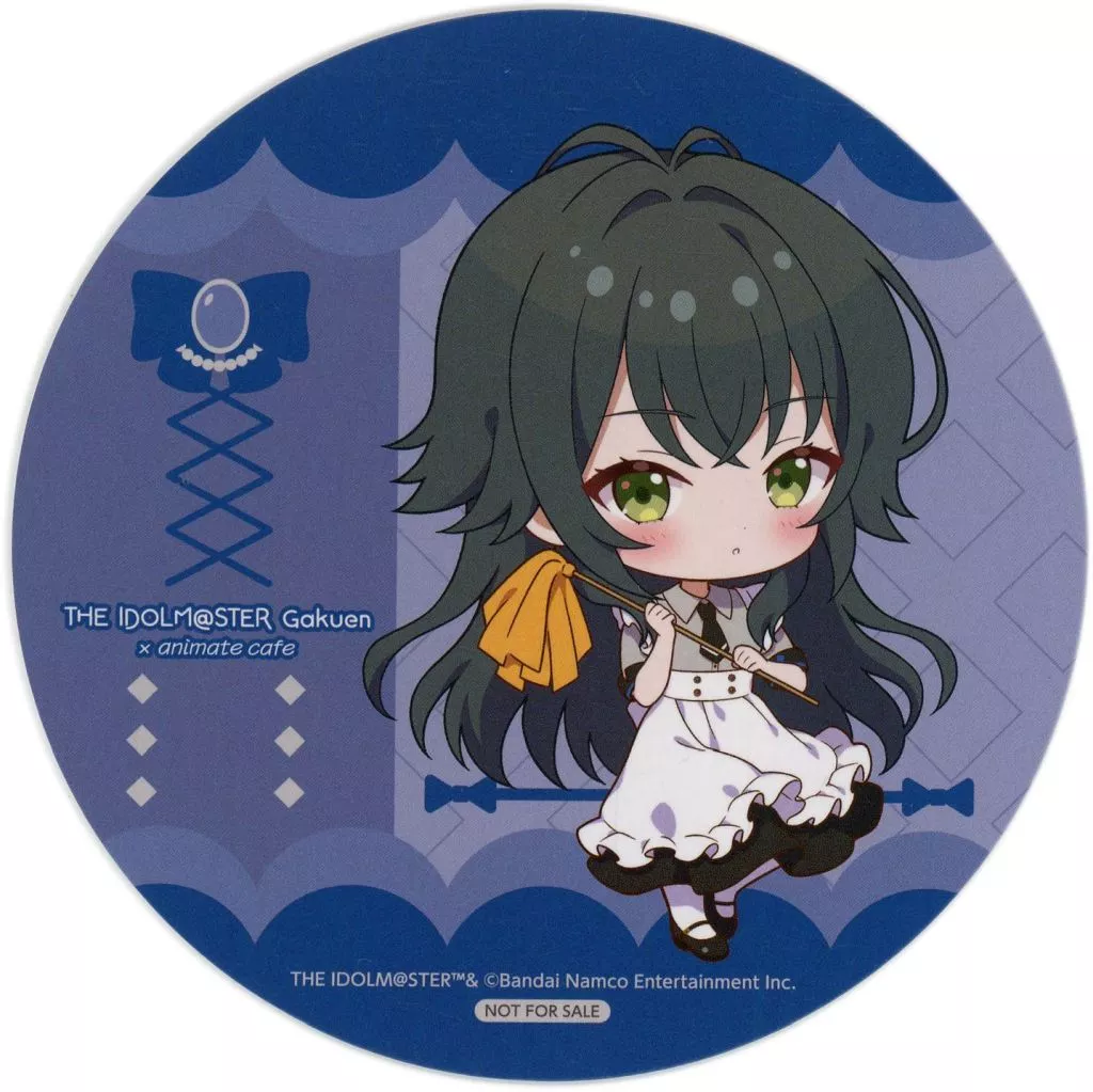 月村手毬(ミニキャラ) コースター 「学園アイドルマスター×animatecafe」 メニュー注文特典