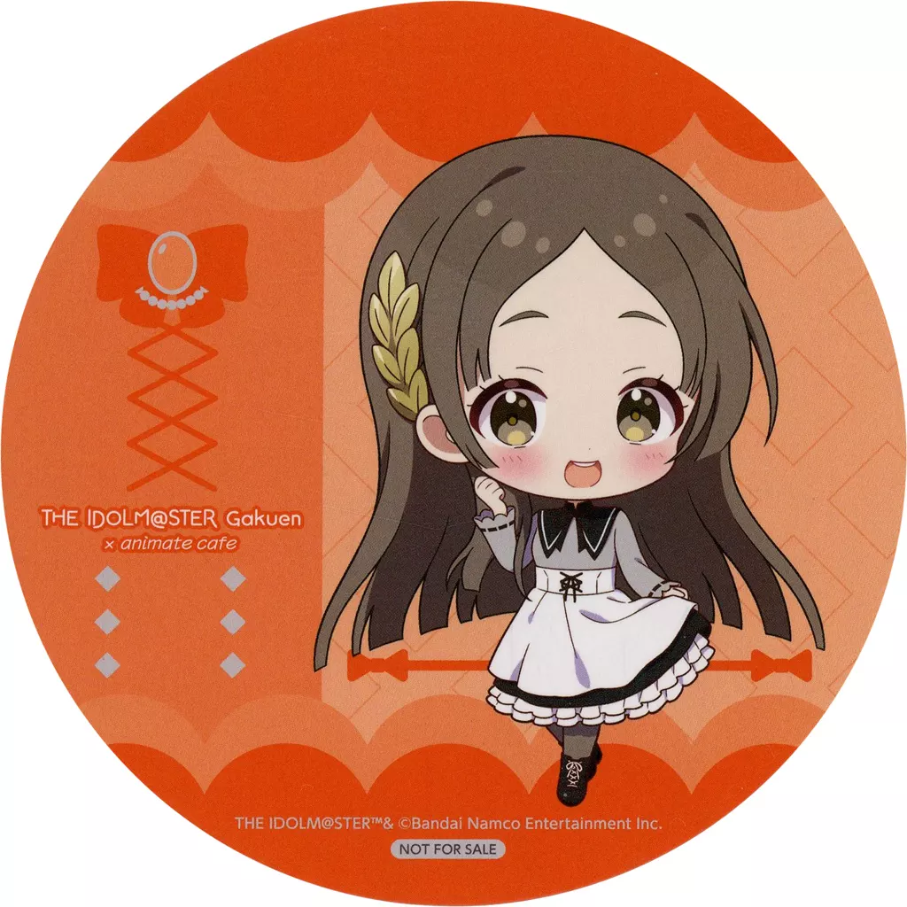 倉本千奈(ミニキャラ) コースター 「学園アイドルマスター×animatecafe」 メニュー注文特典
