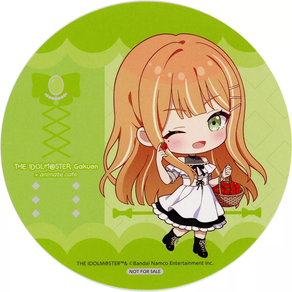 紫雲清夏(ミニキャラ) コースター 「学園アイドルマスター×animatecafe」 メニュー注文特典