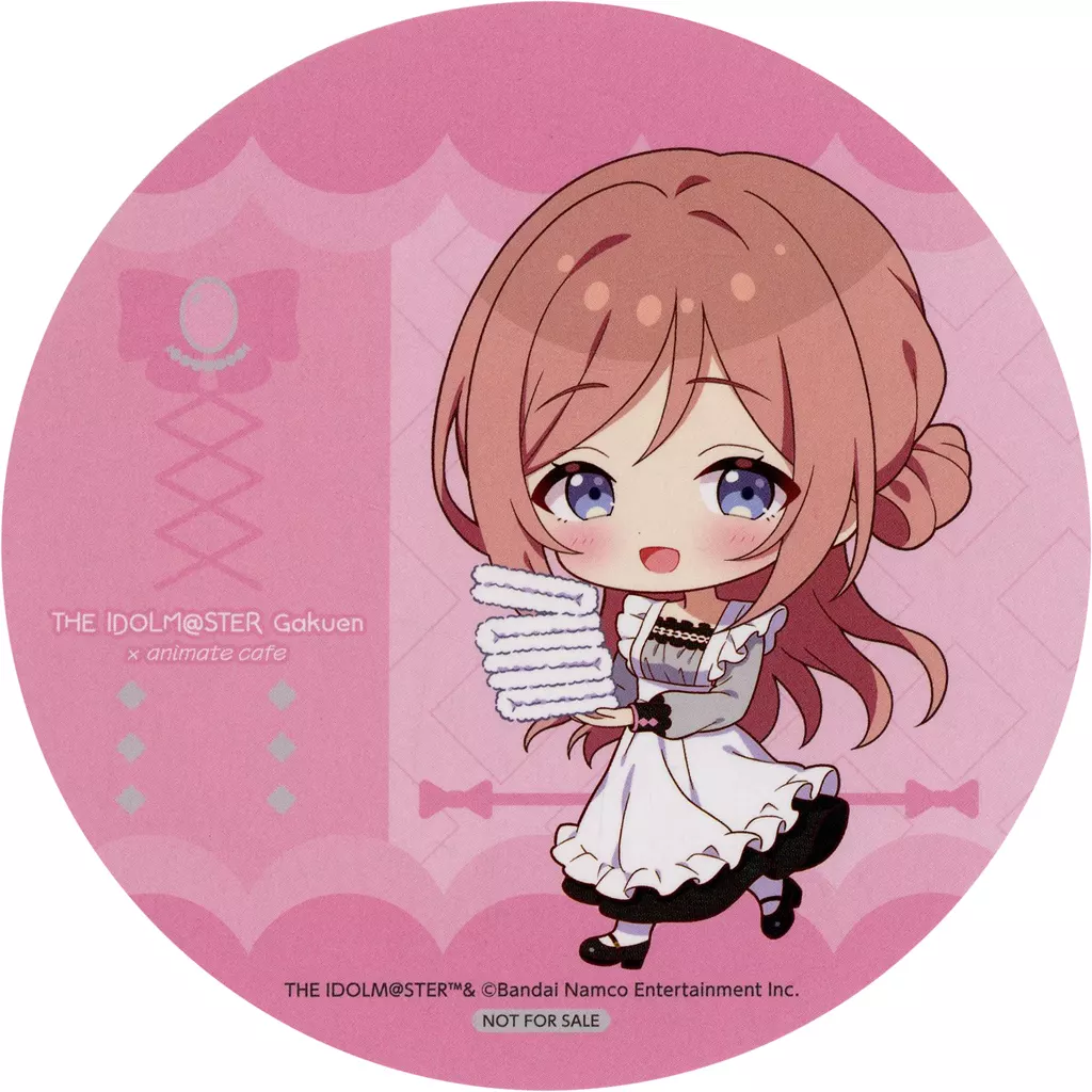 姫崎莉波(ミニキャラ) コースター 「学園アイドルマスター×animatecafe」 メニュー注文特典