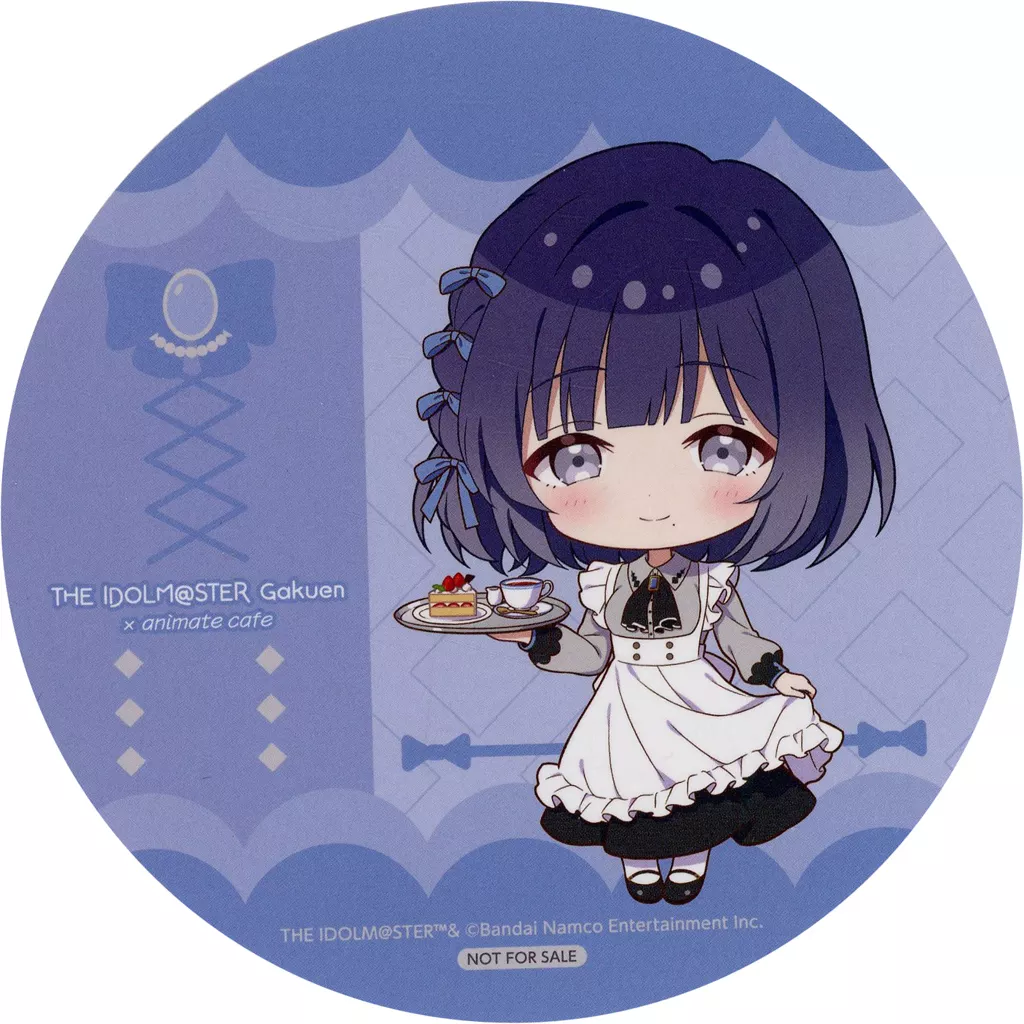 秦谷美鈴(ミニキャラ) コースター 「学園アイドルマスター×animatecafe」 メニュー注文特典